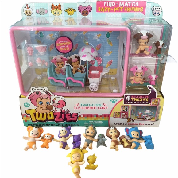 Moose Toys Twozies Ice Cream Cart Twozies Series Two-Playful Cafe - Main Image